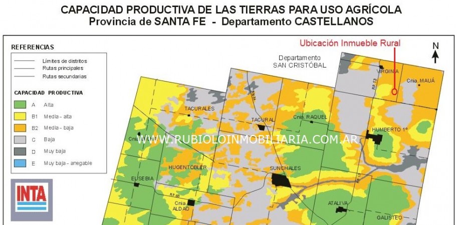 VIRGINIA - Campo 81 ha - Aptitud Agrícola-Ganadera