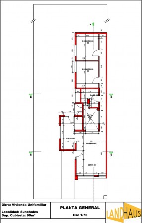 VENDIDO - SUNCHALES - LOTE 300 M2. CON VIVIENDA EN CONSTRUCCION DE 90 M2 cubiertos - Oportunidad