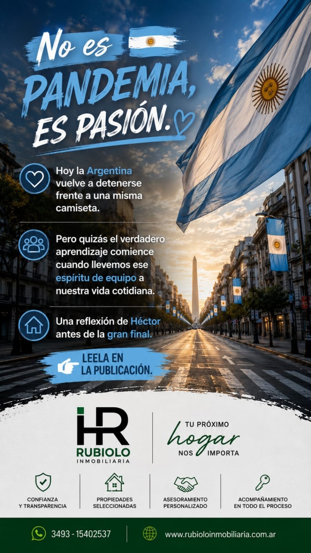 NO ES PANDEMIA ... ES PASION ...!!!