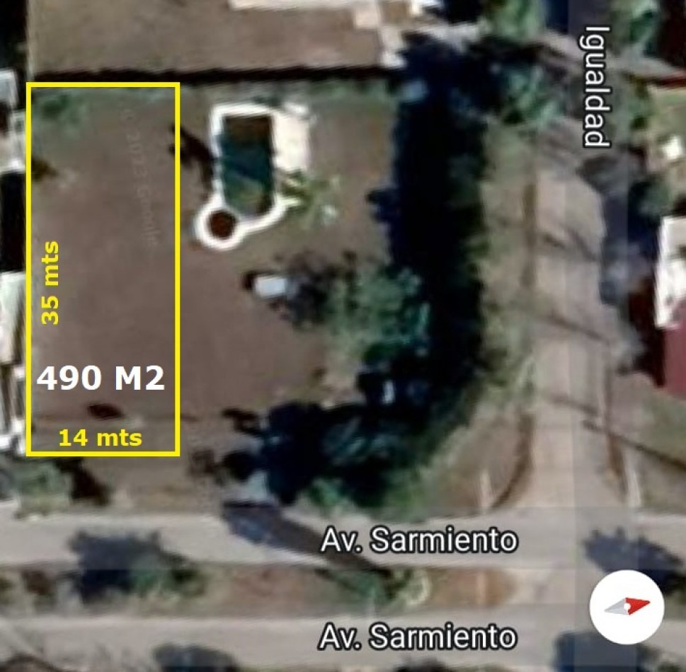 SUNCHALES - LOTE 490 M2 LOMAS DEL SUR - AVDA. SARMIENTO